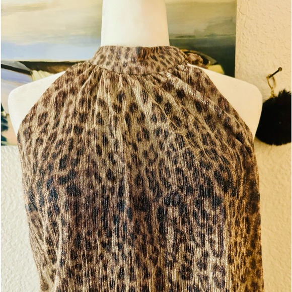 INC NEW Blouse cheetah Style size M - Picture 8 of 16